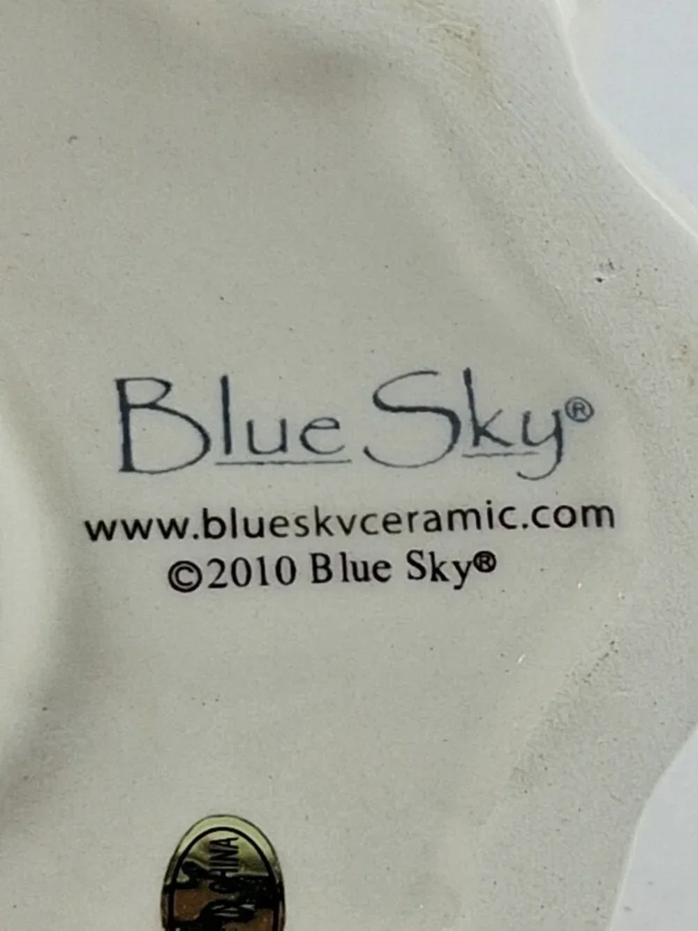 Blue Sky Ceramics Halloween Ghost Jack-O-Lantern Tealight Candle Holder
